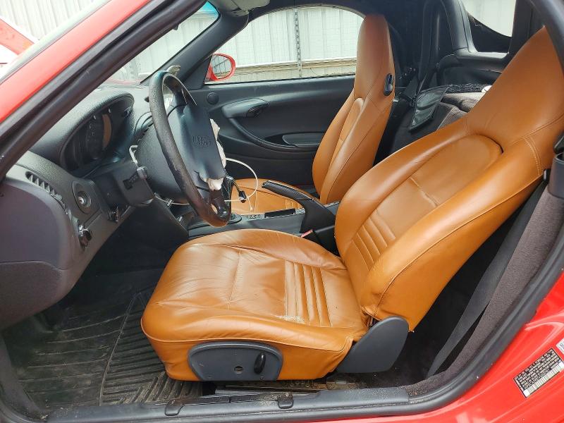 1997 Porsche Boxster VIN WP0CA2987VS620161 COPART salvage auction — FRONT END, Ga - Cert Of Title-Salvage, sold $1,950 on 2026-07-02 (photo 7)