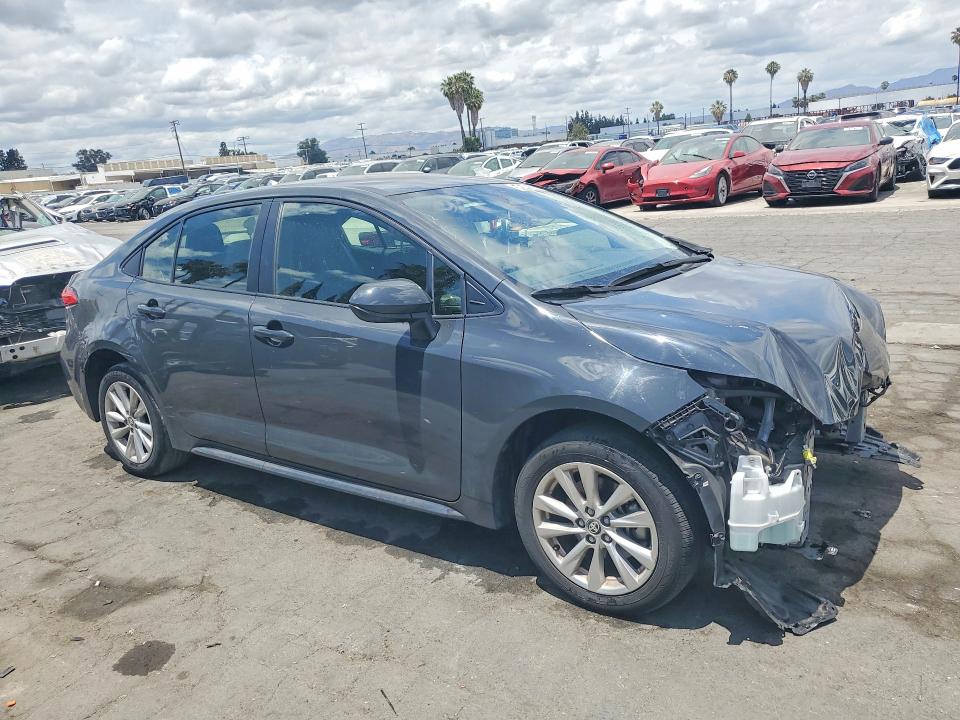 2025 Toyota Corolla VIN JTDBCMFEXS3070553 COPART salvage auction — FRONT END, Ca - Certificate Of Title, sold $9,000 on 2026-07-09 (photo 4)