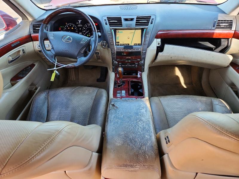 2007 Lexus Ls460 VIN JTHGL46F175018365 COPART salvage auction — FRONT END, Va - Certificate Of Title, sold $925 on 2026-07-14 (photo 8)