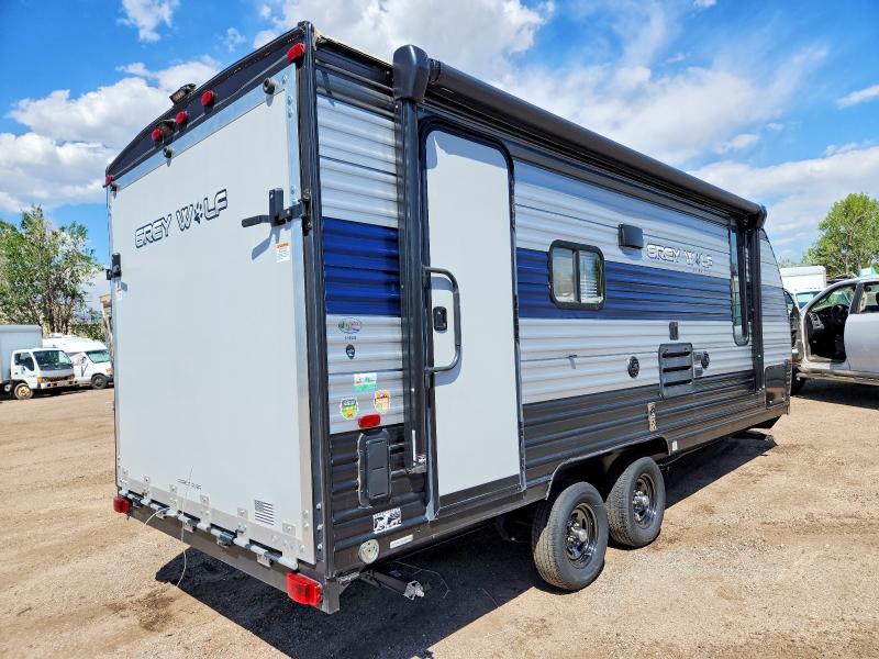 2021 Forest river Grey wolf VIN 4X4TCKU23MK066347 COPART salvage auction — HAIL, SD - CERT OF TITLE-SALVAGE, sold $1,550 on 2026-07-27 (photo 4)