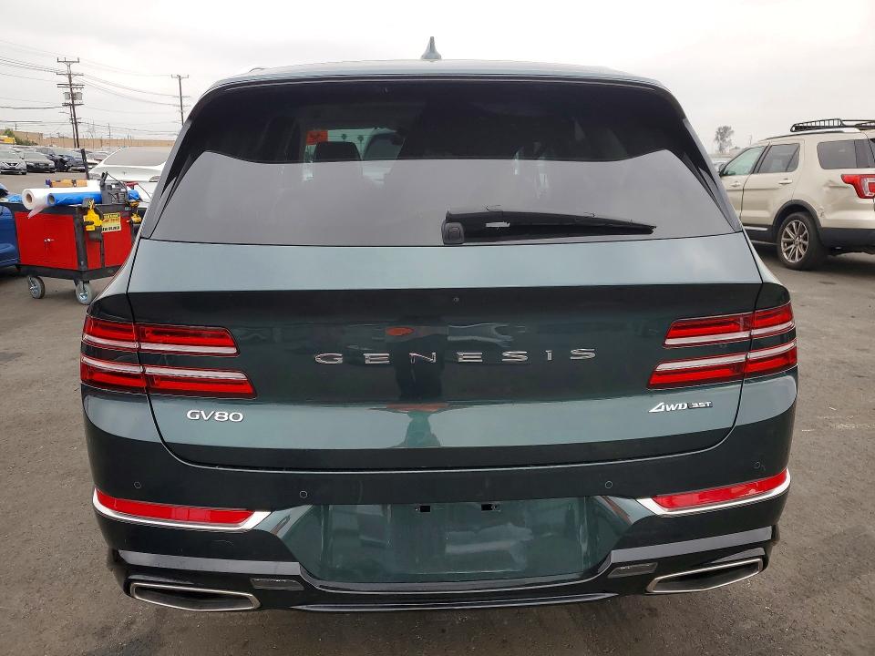 2023 Genesis Gv80 VIN KMUHCESC7PU129433 COPART salvage auction — FRONT END, Ca - Salvage Certificate, sold $22,200 on 2026-07-08 (photo 6)