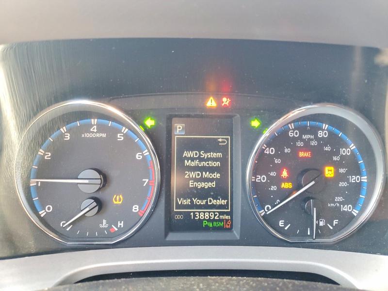 2018 Toyota Rav4 VIN 2T3DFREVXJW718595 COPART salvage auction — ALL OVER, In - Certificate Of Title, sold $6,200 on 2026-07-09 (photo 9)