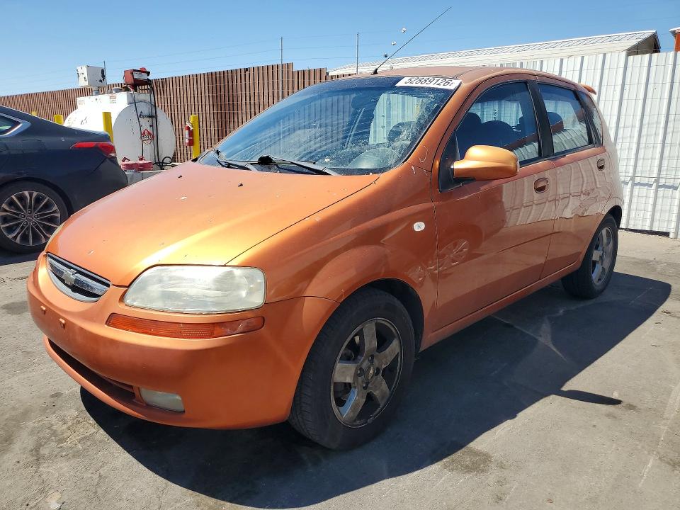 2006 Chevrolet Aveo VIN KL1TG66636B523136 COPART salvage auction — ROOF, Nv - Salvage Title, sold $475 on 2026-07-27 (photo 1)