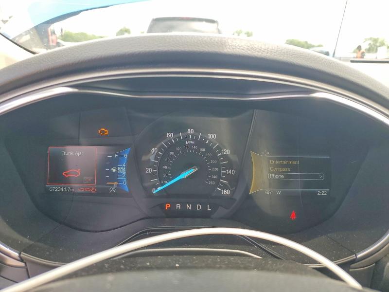 2020 Ford Fusion VIN 3FA6P0HD9LR195362 COPART salvage auction — FRONT END, Oh - Cert Of Title-Salvage, sold $3,000 on 2026-07-02 (photo 9)