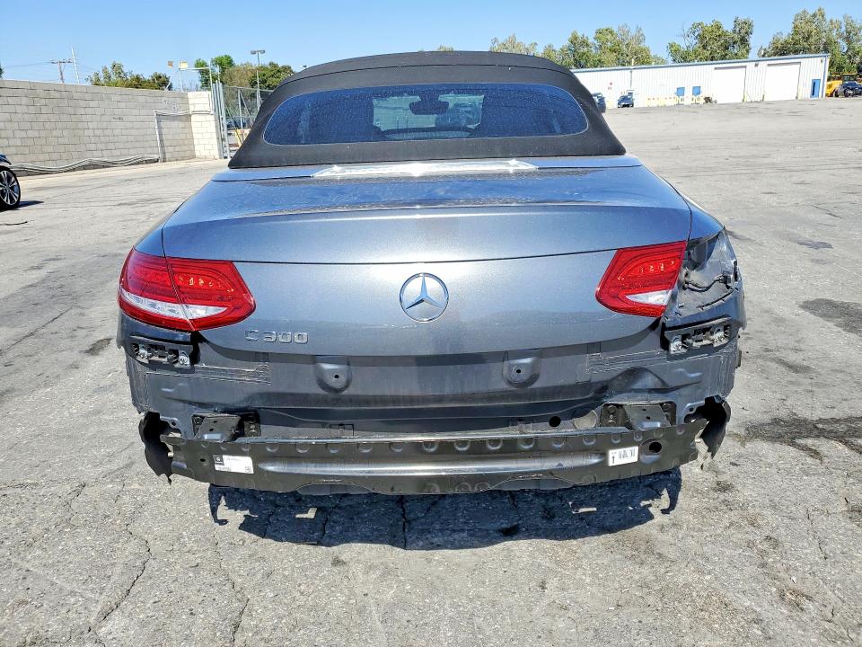 2017 Mercedes-benz C class VIN WDDWK4JB9HF428191 COPART salvage auction — FRONT END, Ca - Salvage Certificate, sold $6,400 on 2026-08-06 (photo 6)