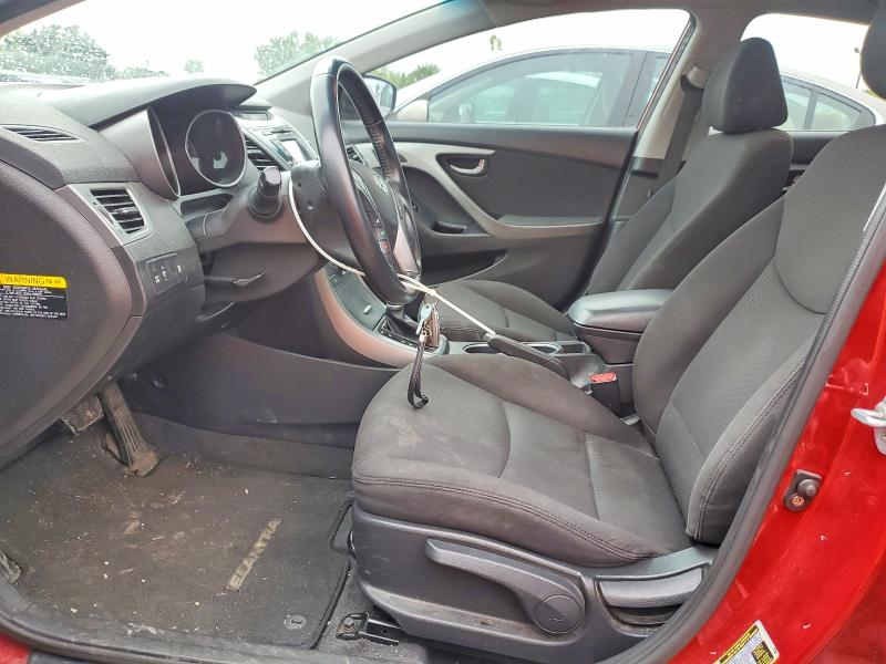 2016 Hyundai Elantra VIN KMHDH4AE7GU624453 COPART salvage auction — FRONT END, In - Cert Of Title-Salvage Title, sold $650 on 2026-07-31 (photo 7)
