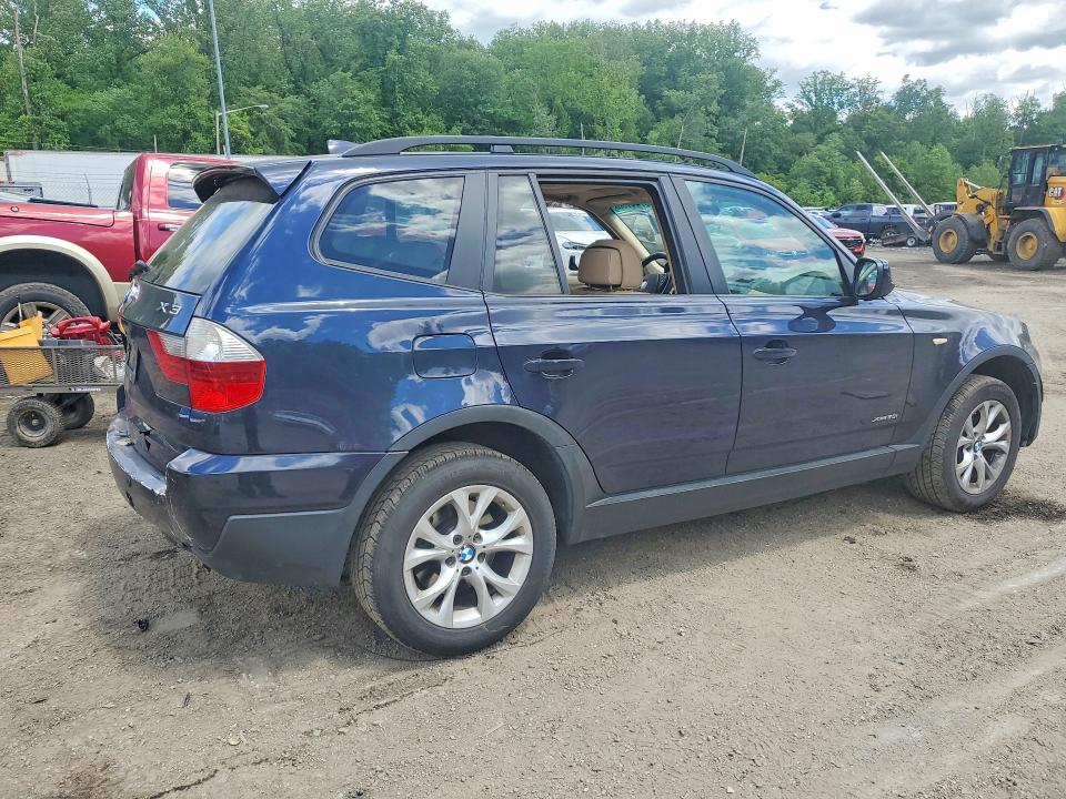 2010 BMW X3 VIN WBXPC9C43AWJ39663 COPART salvage auction — REAR END, Md - Cert Of Salvage > 75% Damage, sold $825 on 2026-07-14 (photo 3)
