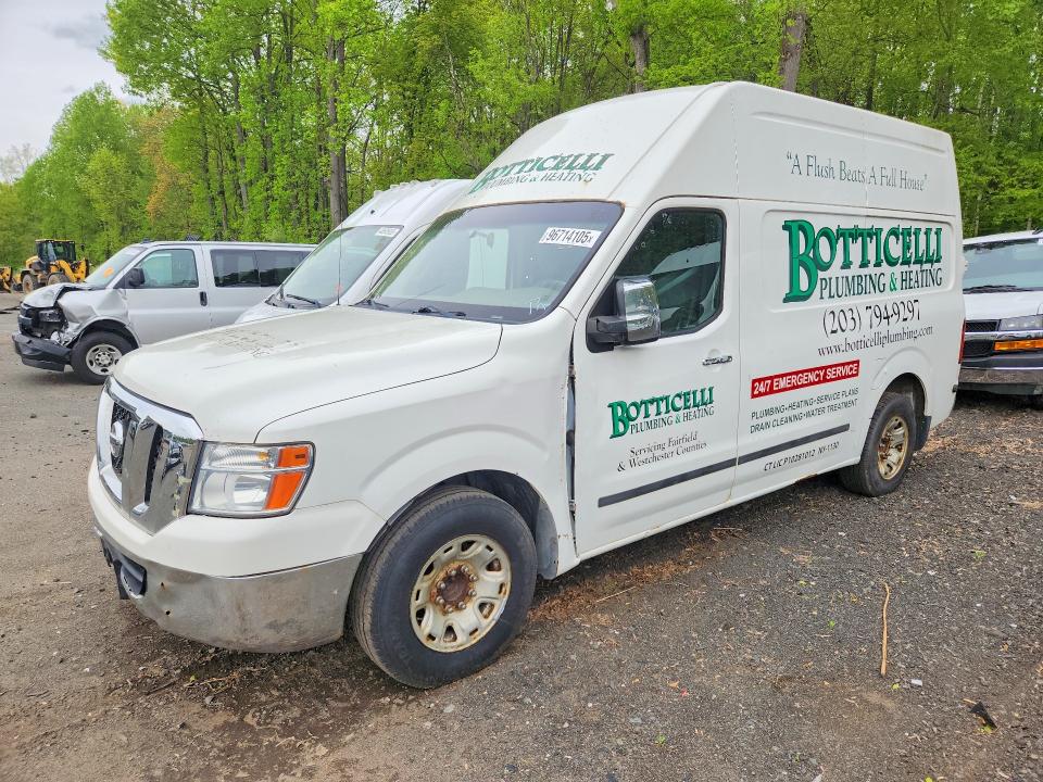 2012 Nissan Nv VIN 1N6AF0LY7CN100900 COPART salvage auction — MECHANICAL, Ct - Certificate Of Title (P), sold $1,500 on 2026-07-09 (photo 1)