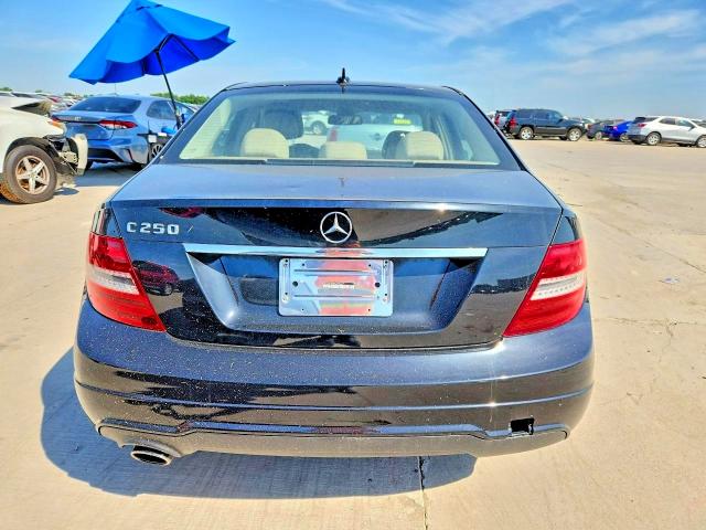 2012 Mercedes-benz C class VIN WDDGF4HB6CR203295 COPART salvage auction — MECHANICAL, Al - Certificate Of Title (P), sold $1,150 on 2026-07-13 (photo 6)