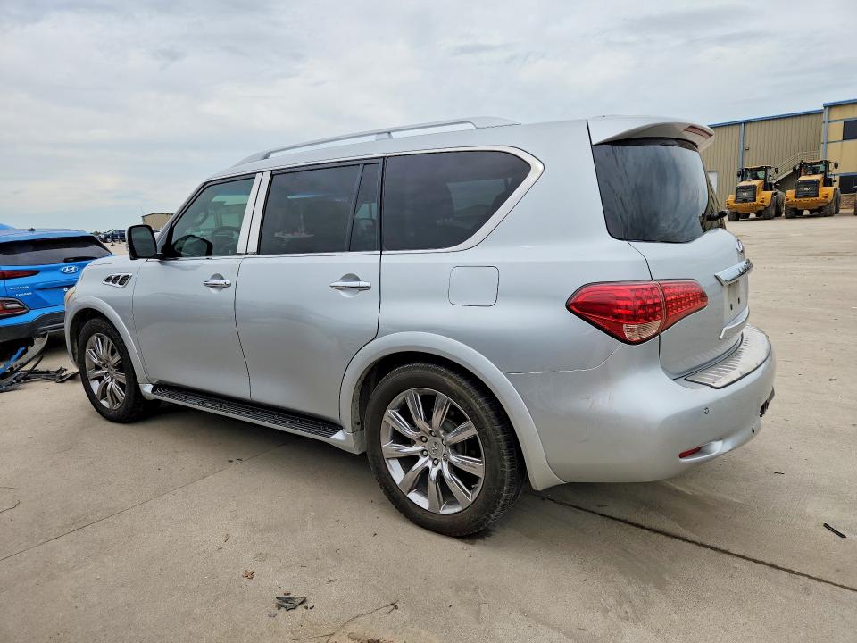 2012 Infiniti Qx56 VIN JN8AZ2NE3C9018216 COPART salvage auction — REAR END, Tx - Salvage Vehicle Title, sold $175 on 2026-07-23 (photo 2)