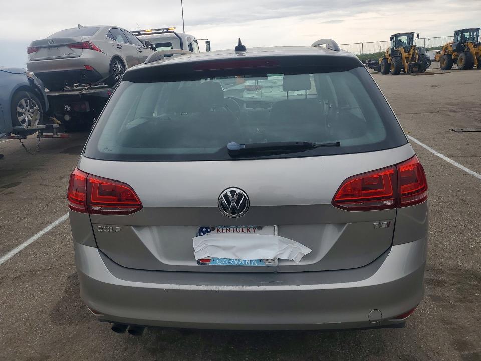 2016 Volkswagen Golf VIN 3VWC17AU9GM513921 COPART salvage auction — FRONT END, Va - Certificate Of Title, sold $1,500 on 2026-07-08 (photo 6)