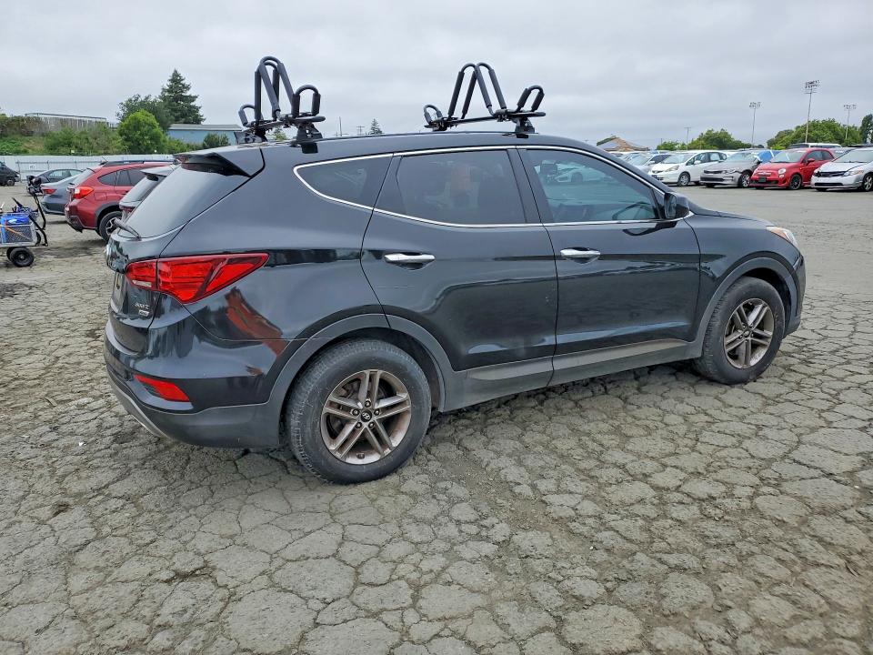 2017 Hyundai Santa fe VIN 5XYZTDLB7HG444193 COPART salvage auction — MINOR DENT/SCRATCHES, Fl - Dis/Dlr/Exp Only Clean Title, sold $3,400 on 2026-07-17 (photo 3)