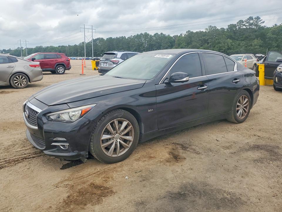 2017 Infiniti Q50 3.0t p VIN JN1EV7AP9HM736986 COPART salvage auction — ALL OVER, Ca - Salvage Certificate, sold $3,850 on 2026-07-21 (photo 1)