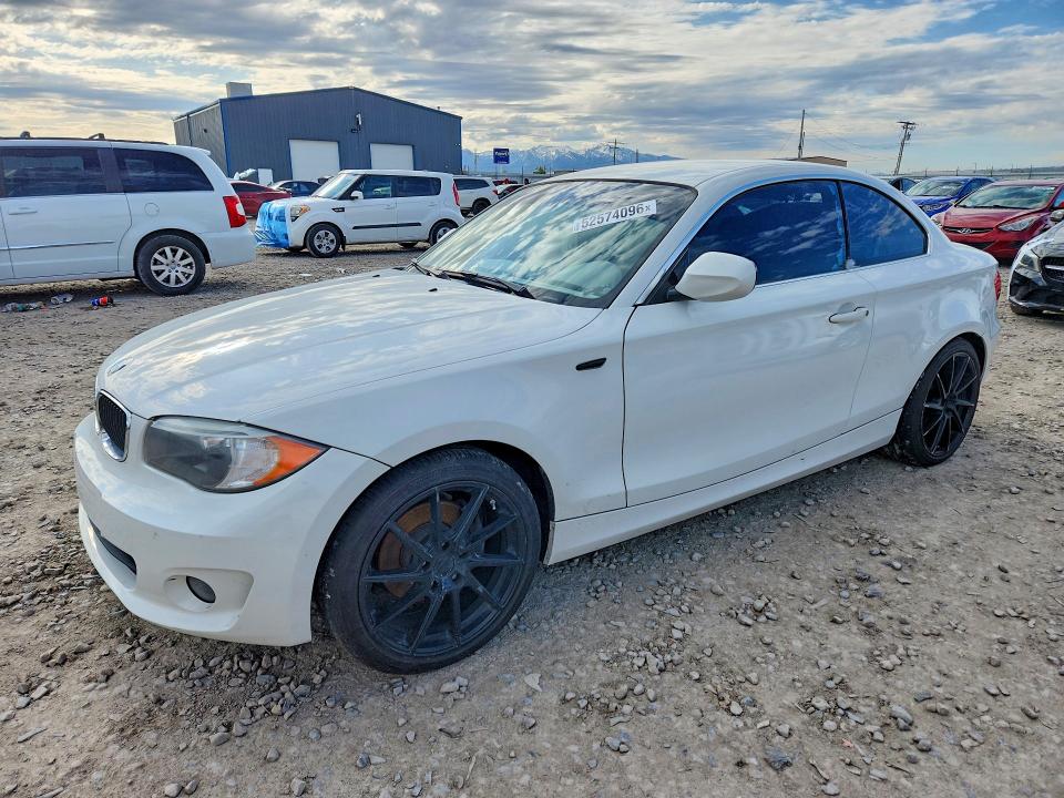 2013 BMW 1 series VIN WBAUP9C58DVS95279 COPART salvage auction — INTERIOR BURN, Ut - Salvage Certificate, sold $325 on 2026-07-10 (photo 1)