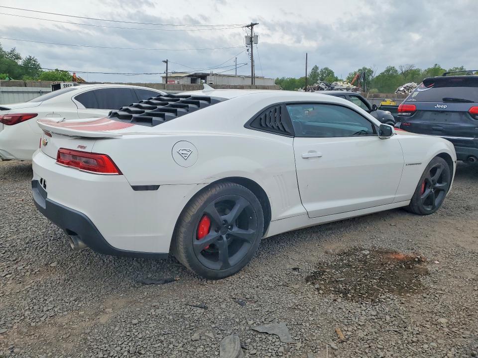 2015 Chevrolet Camaro VIN 2G1FC1E36F9109919 COPART salvage auction — MINOR DENT/SCRATCHES, Nj - Certificate Of Title, sold $5,400 on 2026-07-02 (photo 3)