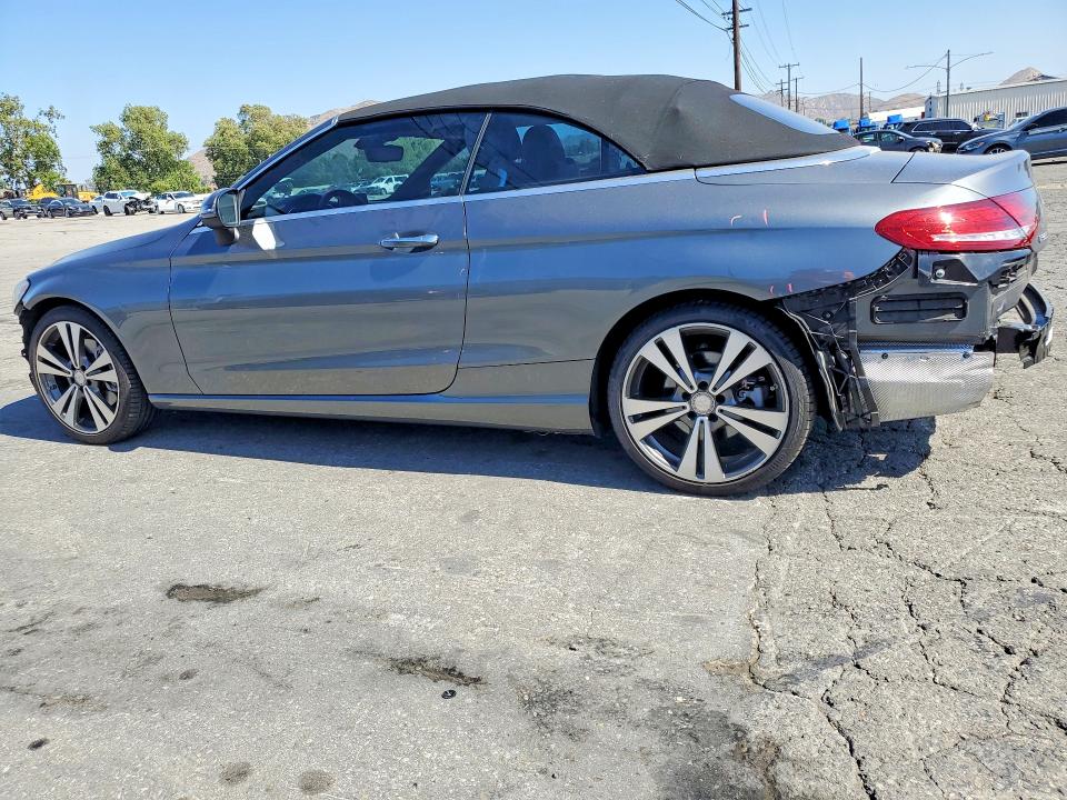 2017 Mercedes-benz C class VIN WDDWK4JB9HF428191 COPART salvage auction — FRONT END, Ca - Salvage Certificate, sold $6,400 on 2026-08-06 (photo 2)
