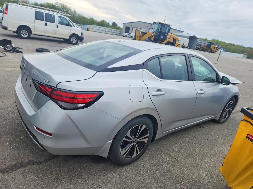 2022 Nissan Sentra VIN 3N1AB8CVXNY228480 COPART salvage auction — FRONT END, Wv - Certificate Of Title, sold $1,450 on 2026-07-02 (photo 3)