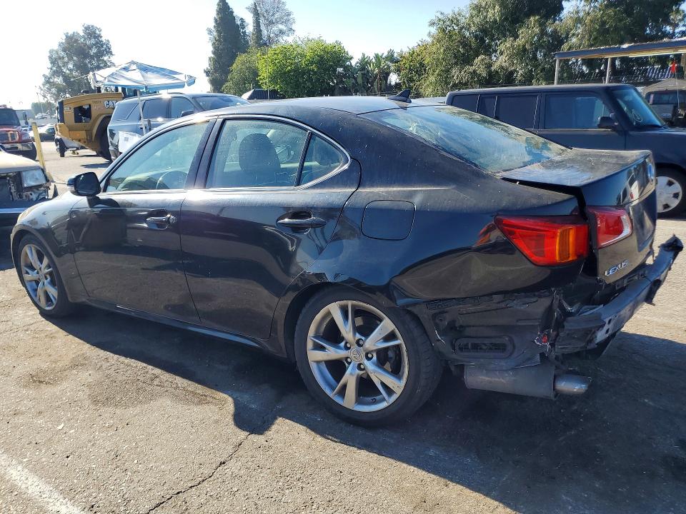 2009 Lexus Is VIN JTHBK262695089658 COPART salvage auction — REAR END, Ca - Salvage Certificate, sold $450 on 2026-07-02 (photo 2)