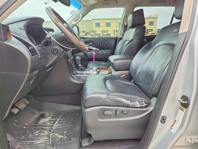 2012 Infiniti Qx56 VIN JN8AZ2NE3C9018216 COPART salvage auction — REAR END, Tx - Salvage Vehicle Title, sold $175 on 2026-07-23 (photo 7)
