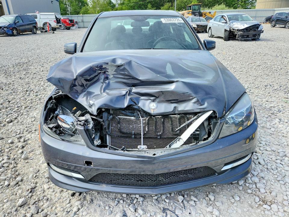 2011 Mercedes-benz C class VIN WDDGF8BB0BR137809 COPART salvage auction — FRONT END, Mi - Certificate Of Title, sold $800 on 2026-07-16 (photo 5)