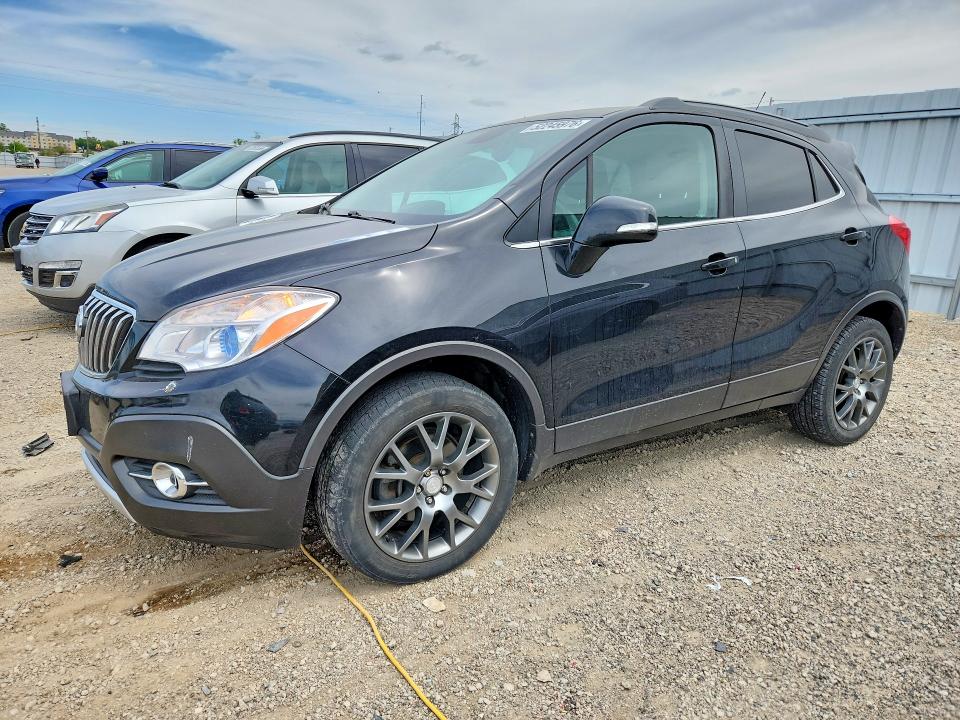 2016 Buick Encore VIN KL4CJ2SM7GB597825 COPART salvage auction — HAIL, Ia - Cert Of Title-Salvage Title, sold $2,400 on 2026-07-08 (photo 1)