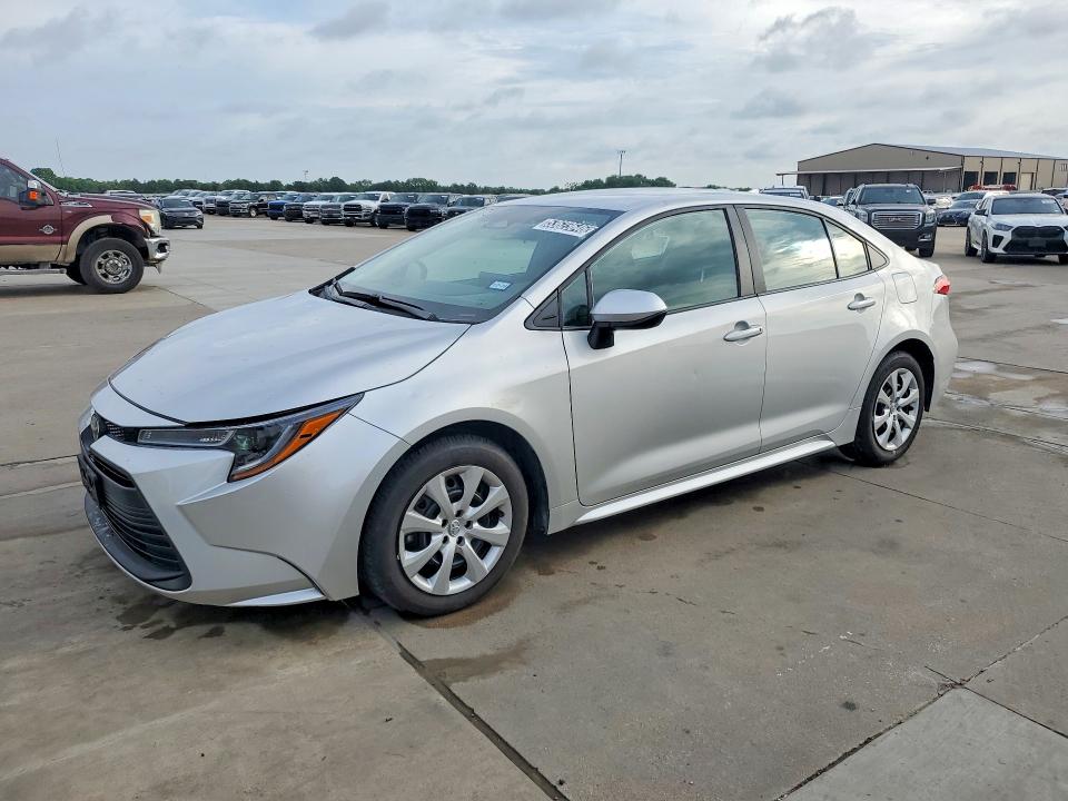2025 Toyota Corolla VIN 5YFB4MDE2SP253694 COPART salvage auction — HAIL, Tx - Certificate Of Title (P), sold $10,800 on 2026-07-30 (photo 1)