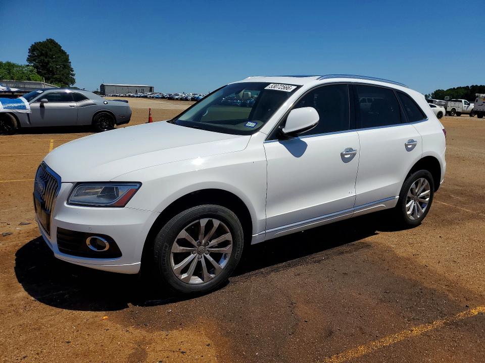 2016 Audi Q5 VIN WA1L2AFP7GA126999 COPART salvage auction — WATER/FLOOD, Tx - Salvage Title-Flood Damage, sold $4,173 on 2026-07-15 (photo 1)