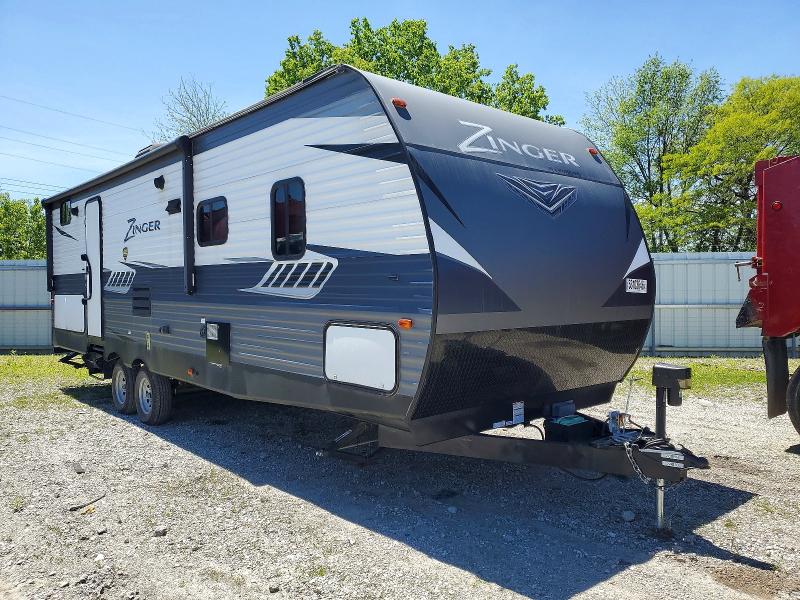 2019 Keystone Zinger VIN 4YDT28029KS370696 COPART salvage auction — MINOR DENT/SCRATCHES, IN - CERTIFICATE OF ORIGIN (P), sold $7,100 on 2026-07-07 (photo 1)