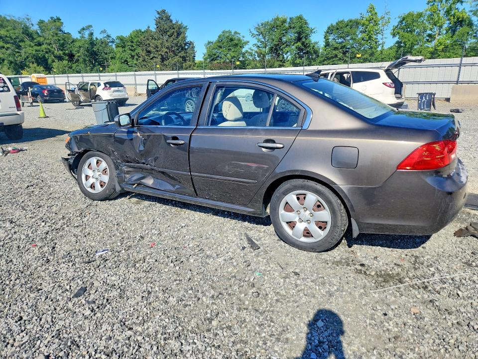 2010 Kia Optima VIN KNAGG4A84A5423588 COPART salvage auction — FRONT END, Sc - Cert Of Title-Salvage, sold $625 on 2026-07-20 (photo 2)