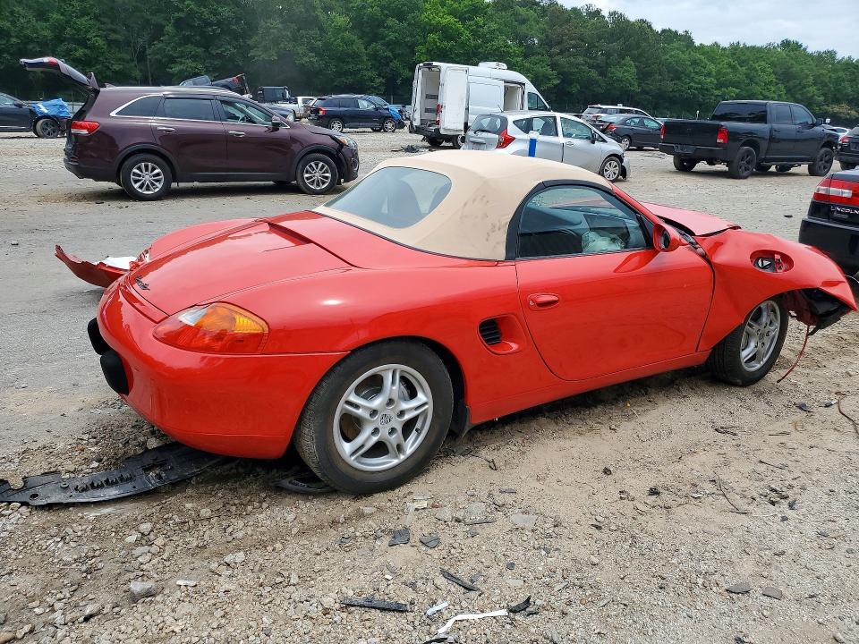 1997 Porsche Boxster VIN WP0CA2987VS620161 COPART salvage auction — FRONT END, Ga - Cert Of Title-Salvage, sold $1,950 on 2026-07-02 (photo 3)