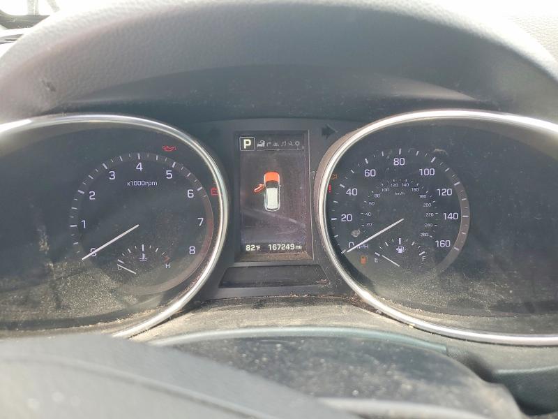 2017 Hyundai Santa fe VIN 5XYZWDLA1HG408515 COPART salvage auction — FRONT END, Tn - Certificate Of Title, sold $3,750 on 2026-07-06 (photo 9)