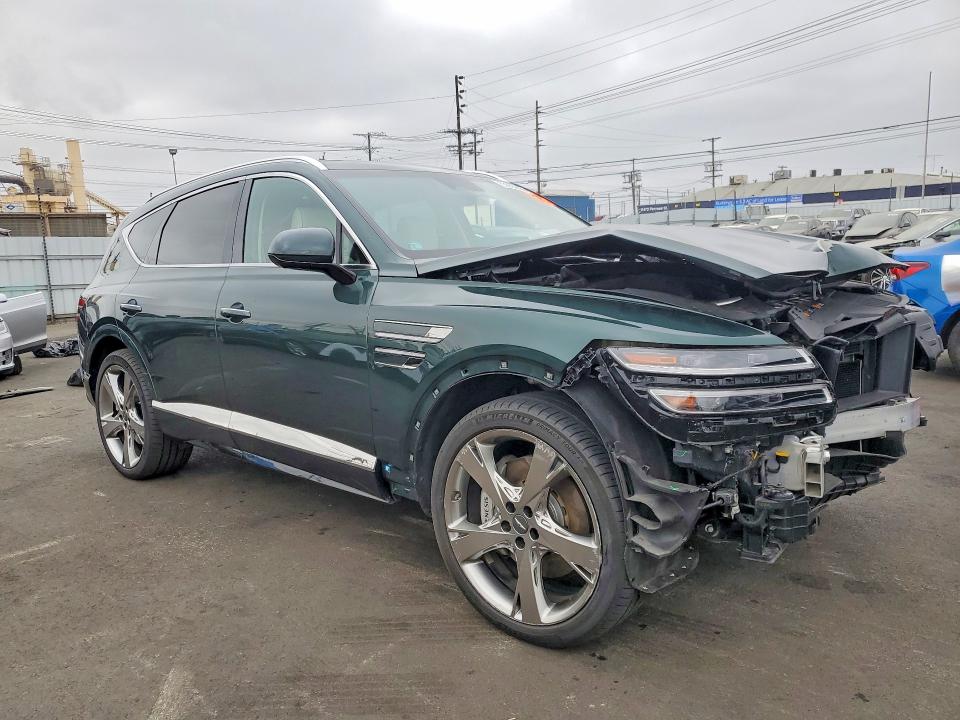 2023 Genesis Gv80 VIN KMUHCESC7PU129433 COPART salvage auction — FRONT END, Ca - Salvage Certificate, sold $22,200 on 2026-07-08 (photo 4)