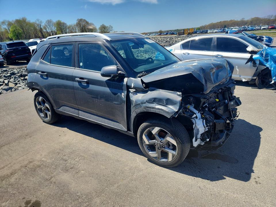 2025 Hyundai Venue VIN KMHRC8A30SU391454 COPART salvage auction — FRONT END, Fl - Certificate Of Destruction, sold $3,050 on 2026-07-29 (photo 4)