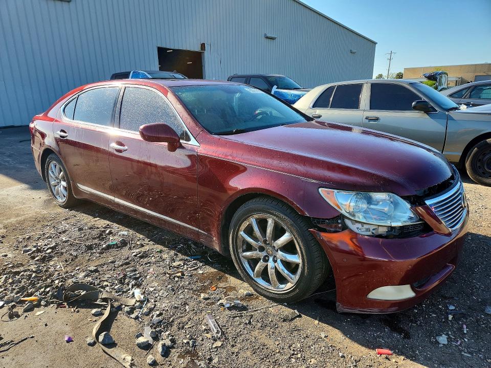 2007 Lexus Ls460 VIN JTHGL46F175018365 COPART salvage auction — FRONT END, Va - Certificate Of Title, sold $925 on 2026-07-14 (photo 4)