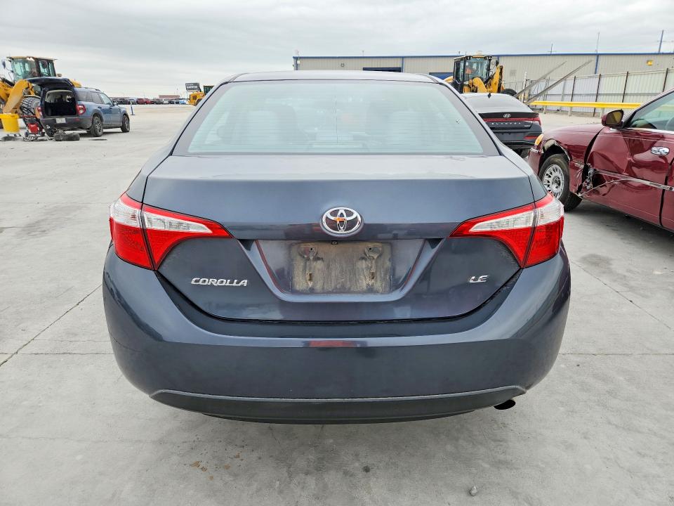 2016 Toyota Corolla VIN 5YFBURHE2GP413264 COPART salvage auction — HAIL, Tx - Certificate Of Title, sold $200 on 2026-07-14 (photo 6)