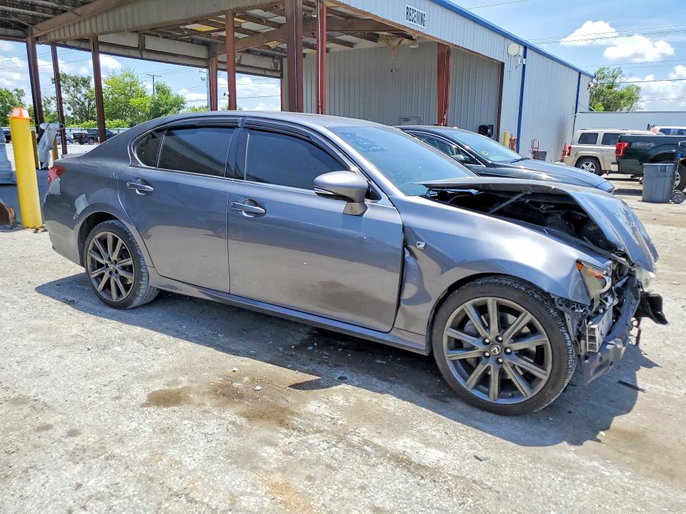 2013 Lexus Gs VIN JTHCE1BL3D5014297 COPART salvage auction — FRONT END, FL - CERT OF TITLE SLVG REBUILDABLE, sold $375 on 2026-07-31 (photo 4)