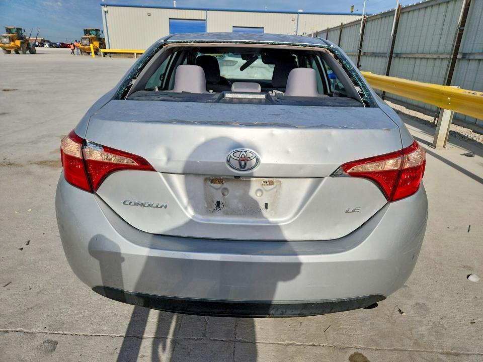 2017 Toyota Corolla VIN 5YFBURHE2HP574943 COPART salvage auction — HAIL, Tx - Certificate Of Title, sold $5,800 on 2026-07-24 (photo 6)