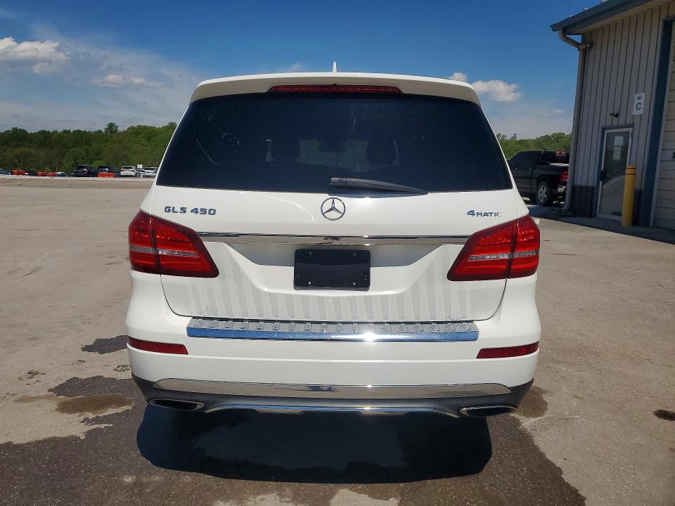 2017 Mercedes-benz Gls-class VIN 4JGDF6EE7HA845758 COPART salvage auction — MINOR DENT/SCRATCHES, Wv - Certificate Of Title (P), sold $10,500 on 2026-07-14 (photo 6)