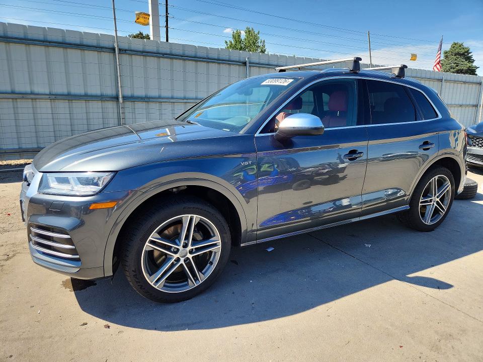 2018 Audi Sq5 VIN WA1A4AFY0J2166580 COPART salvage auction — MINOR DENT/SCRATCHES, Co - Certificate Of Title, sold $12,300 on 2026-07-09 (photo 1)