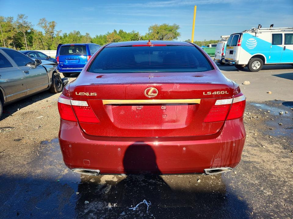 2007 Lexus Ls460 VIN JTHGL46F175018365 COPART salvage auction — FRONT END, Va - Certificate Of Title, sold $925 on 2026-07-14 (photo 6)