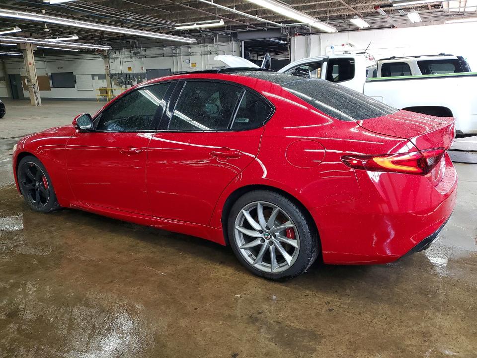 2018 Alfa romeo Giulia VIN ZARFAEBN4J7575570 COPART salvage auction — MECHANICAL, Il - Certificate Of Title, sold $4,550 on 2026-07-21 (photo 2)