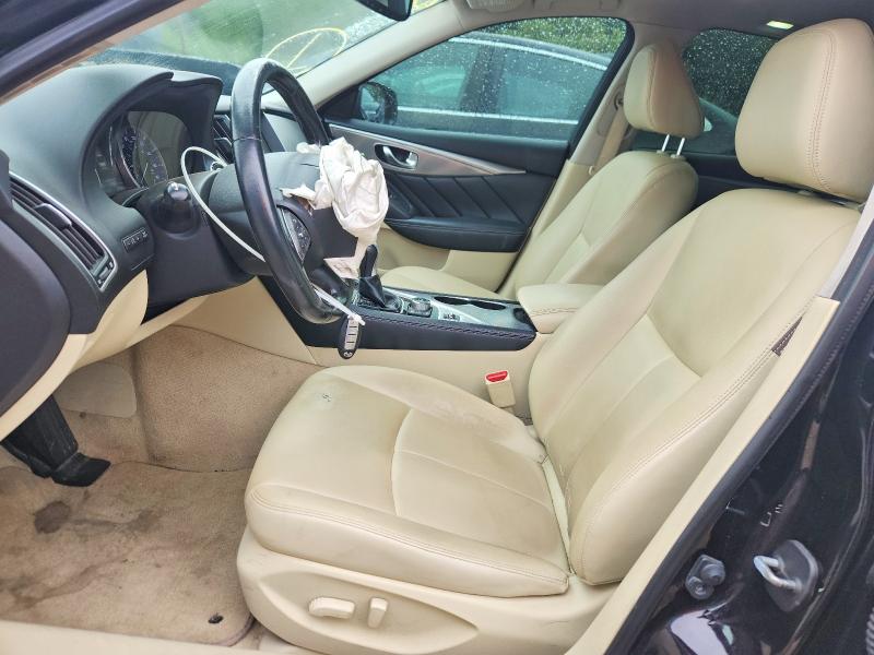 2015 Infiniti Q50 VIN JN1BV7AP3FM355022 COPART salvage auction — FRONT END, Tx - Salvage Vehicle Title, sold $750 on 2026-07-09 (photo 7)