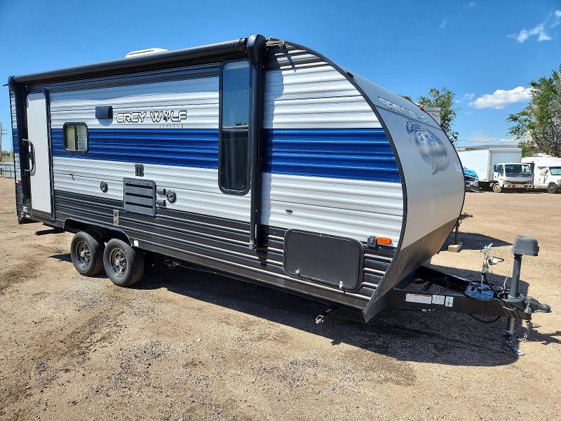 2021 Forest river Grey wolf VIN 4X4TCKU23MK066347 COPART salvage auction — HAIL, SD - CERT OF TITLE-SALVAGE, sold $1,550 on 2026-07-27 (photo 1)