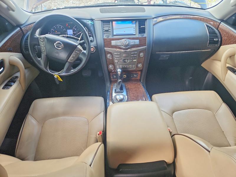 2017 Nissan Armada VIN JN8AY2NE3H9700653 COPART salvage auction — FRONT END, Oh - Public Repo Sale - Clean, sold $1,200 on 2026-07-21 (photo 8)