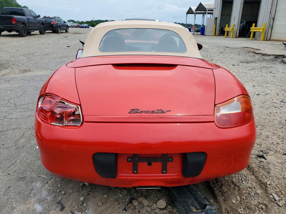 1997 Porsche Boxster VIN WP0CA2987VS620161 COPART salvage auction — FRONT END, Ga - Cert Of Title-Salvage, sold $1,950 on 2026-07-02 (photo 6)