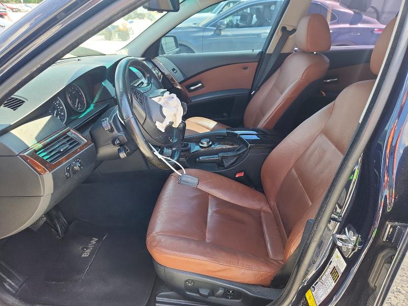 2007 BMW 5 series VIN WBANE53507CY07233 COPART salvage auction — FRONT END, GA - CERT OF TITLE-SALVAGE, sold $350 on 2026-07-09 (photo 7)