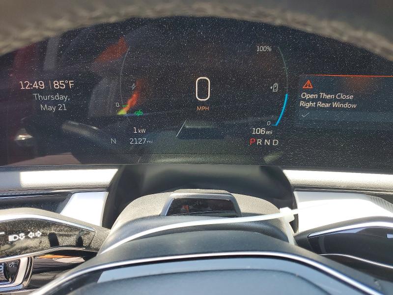 2025 Cadillac Optiq luxu VIN 3GYK3BMRXSS267902 COPART salvage auction — FRONT END, Ca - Salvage Certificate (P), sold $16,300 on 2026-07-24 (photo 9)