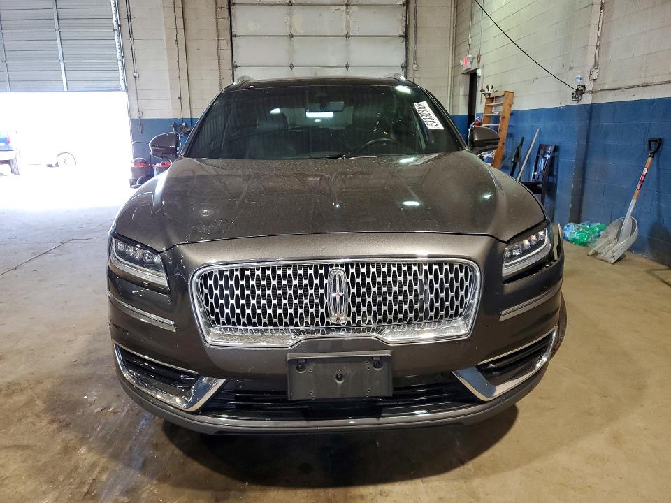 2019 Lincoln Nautilus VIN 2LMPJ8LP2KBL18352 COPART salvage auction — FRONT END, Il - Salvage Certificate, sold $3,000 on 2026-07-03 (photo 5)