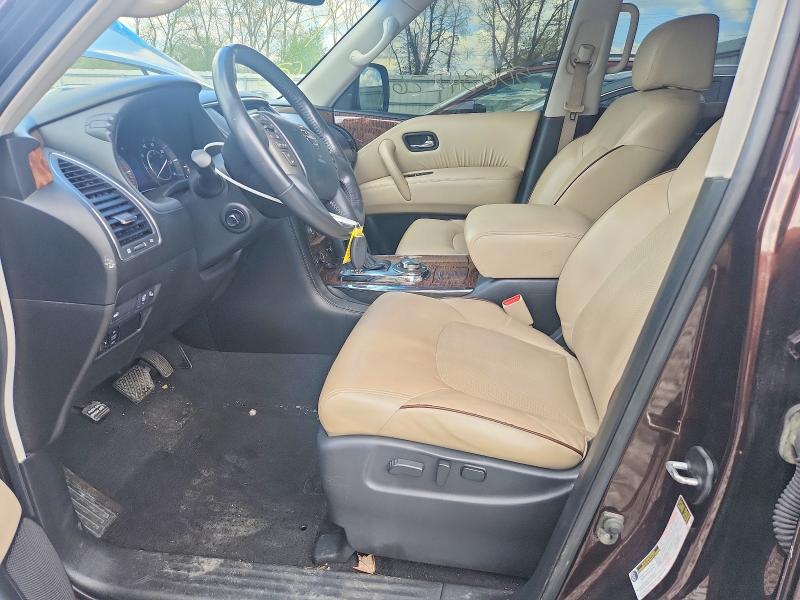 2017 Nissan Armada VIN JN8AY2NE3H9700653 COPART salvage auction — FRONT END, Oh - Public Repo Sale - Clean, sold $1,200 on 2026-07-21 (photo 7)