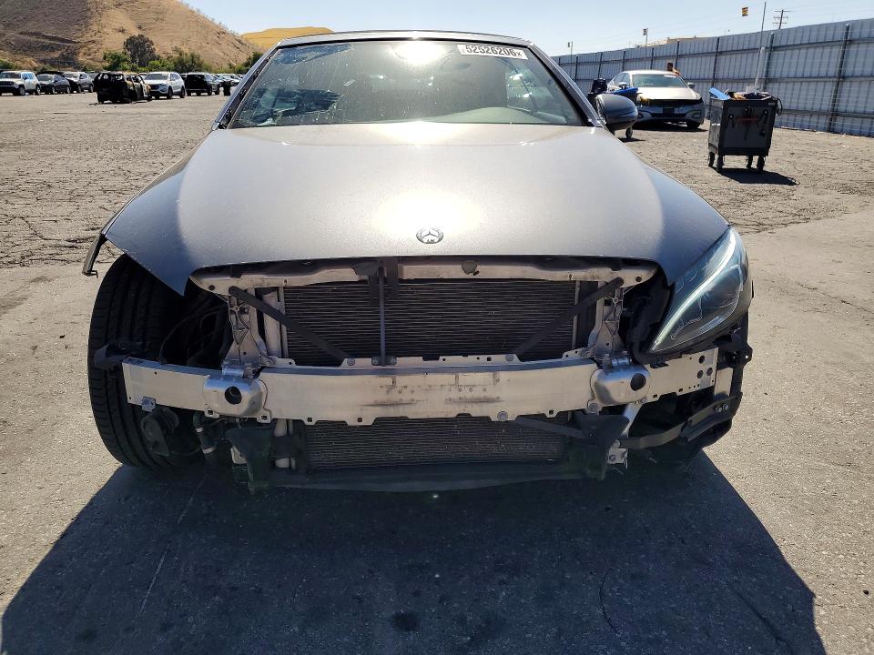 2017 Mercedes-benz C class VIN WDDWK4JB9HF428191 COPART salvage auction — FRONT END, Ca - Salvage Certificate, sold $6,400 on 2026-08-06 (photo 5)